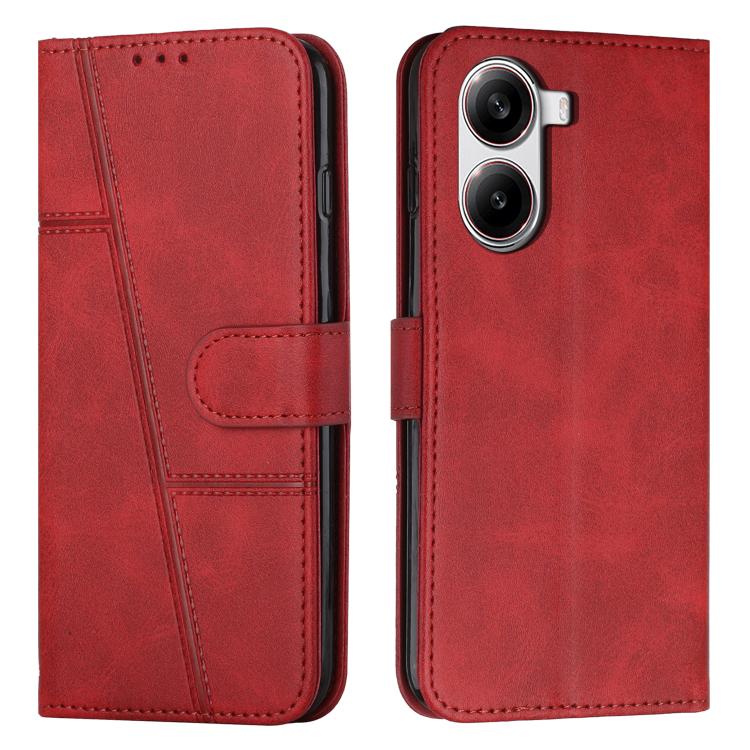 Coque de téléphone en cuir avec boucle texturée de veau, pour Redmi Note 14 Pro 5G Global, pour Redmi Turbo 4 / Xiaomi Poco X7 Pro, pour Redmi K80 / K80 Pro, pour Redmi Note 14 4G 163.25mm, pour Redmi Note 14 5G Global