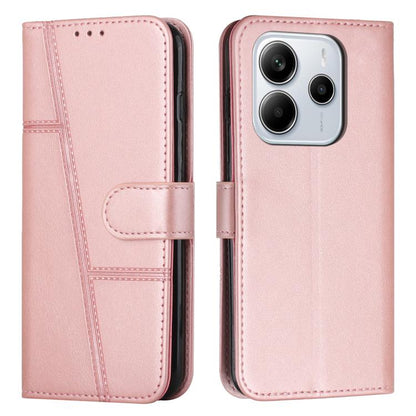 Coque de téléphone en cuir avec boucle texturée de veau, pour Redmi Note 14 Pro 5G Global, pour Redmi Turbo 4 / Xiaomi Poco X7 Pro, pour Redmi K80 / K80 Pro, pour Redmi Note 14 4G 163.25mm, pour Redmi Note 14 5G Global
