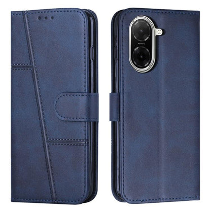 Coque de téléphone en cuir avec boucle texturée de veau, pour Redmi Note 14 Pro 5G Global, pour Redmi Turbo 4 / Xiaomi Poco X7 Pro, pour Redmi K80 / K80 Pro, pour Redmi Note 14 4G 163.25mm, pour Redmi Note 14 5G Global