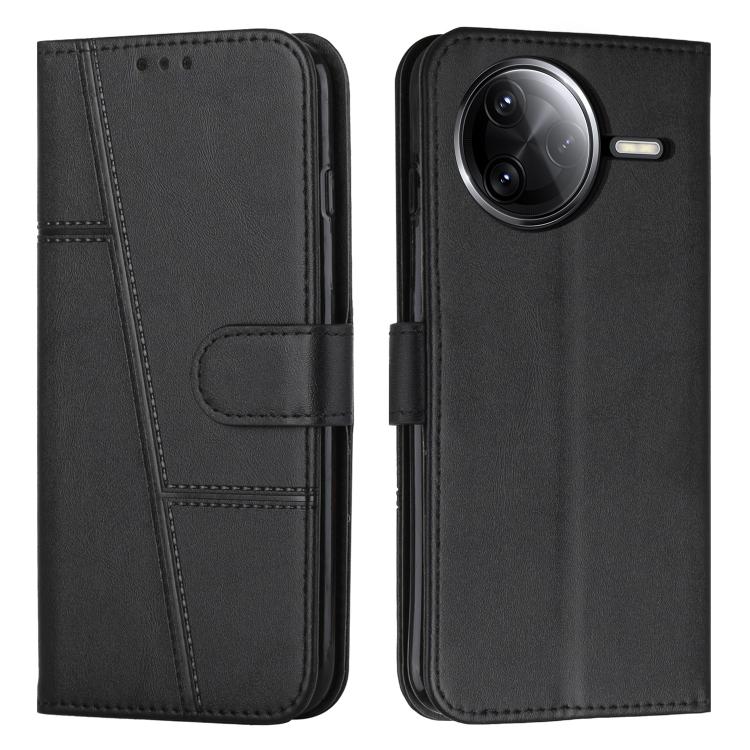 Coque de téléphone en cuir avec boucle texturée de veau, pour Redmi Note 14 Pro 5G Global, pour Redmi Turbo 4 / Xiaomi Poco X7 Pro, pour Redmi K80 / K80 Pro, pour Redmi Note 14 4G 163.25mm, pour Redmi Note 14 5G Global