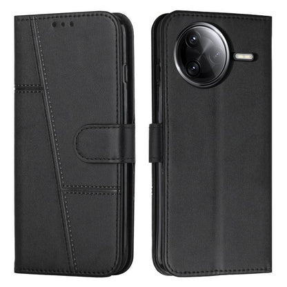 Coque de téléphone en cuir avec boucle texturée de veau, pour Redmi Note 14 Pro 5G Global, pour Redmi Turbo 4 / Xiaomi Poco X7 Pro, pour Redmi K80 / K80 Pro, pour Redmi Note 14 4G 163.25mm, pour Redmi Note 14 5G Global