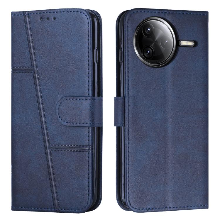 Coque de téléphone en cuir avec boucle texturée de veau, pour Redmi Note 14 Pro 5G Global, pour Redmi Turbo 4 / Xiaomi Poco X7 Pro, pour Redmi K80 / K80 Pro, pour Redmi Note 14 4G 163.25mm, pour Redmi Note 14 5G Global