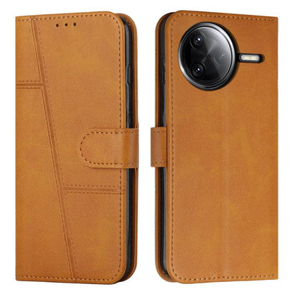 Coque de téléphone en cuir avec boucle texturée de veau, pour Redmi Note 14 Pro 5G Global, pour Redmi Turbo 4 / Xiaomi Poco X7 Pro, pour Redmi K80 / K80 Pro, pour Redmi Note 14 4G 163.25mm, pour Redmi Note 14 5G Global