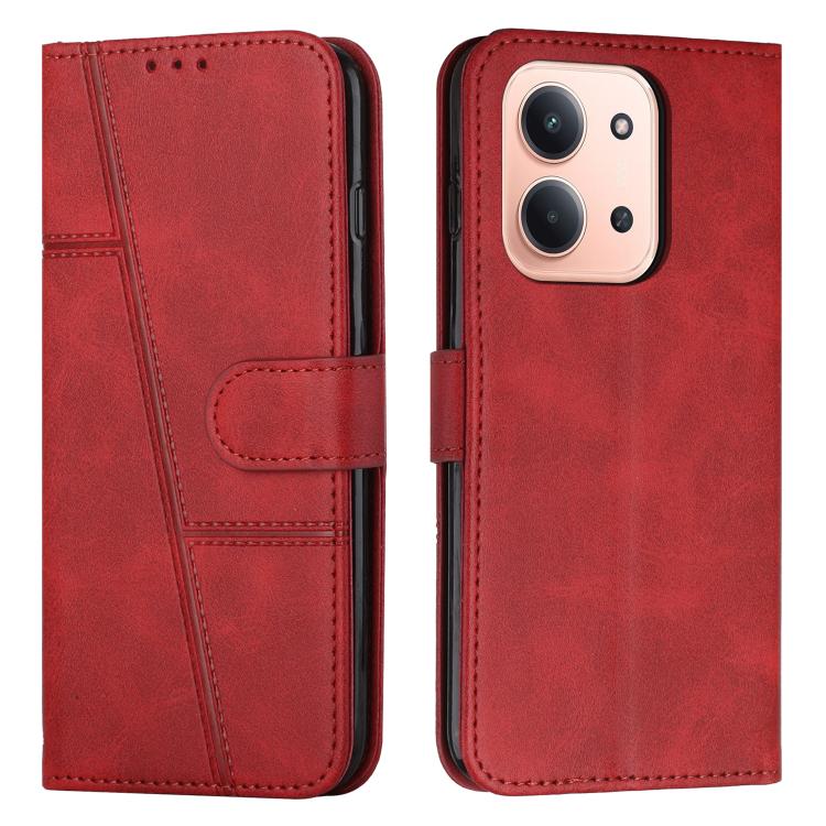 Coque de téléphone en cuir avec boucle texturée de veau, pour Redmi Note 14 Pro 5G Global, pour Redmi Turbo 4 / Xiaomi Poco X7 Pro, pour Redmi K80 / K80 Pro, pour Redmi Note 14 4G 163.25mm, pour Redmi Note 14 5G Global
