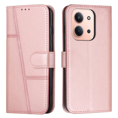 Coque de téléphone en cuir avec boucle texturée de veau, pour Redmi Note 14 Pro 5G Global, pour Redmi Turbo 4 / Xiaomi Poco X7 Pro, pour Redmi K80 / K80 Pro, pour Redmi Note 14 4G 163.25mm, pour Redmi Note 14 5G Global