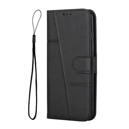 Coque de téléphone en cuir avec boucle texturée de veau, pour Redmi Note 14 Pro 5G Global, pour Redmi Turbo 4 / Xiaomi Poco X7 Pro, pour Redmi K80 / K80 Pro, pour Redmi Note 14 4G 163.25mm, pour Redmi Note 14 5G Global