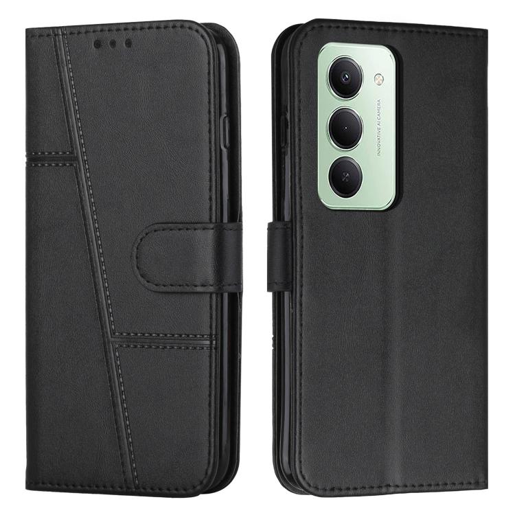 Coque de téléphone en cuir avec boucle texturée de veau, pour Redmi Note 14 Pro 5G Global, pour Redmi Turbo 4 / Xiaomi Poco X7 Pro, pour Redmi K80 / K80 Pro, pour Redmi Note 14 4G 163.25mm, pour Redmi Note 14 5G Global