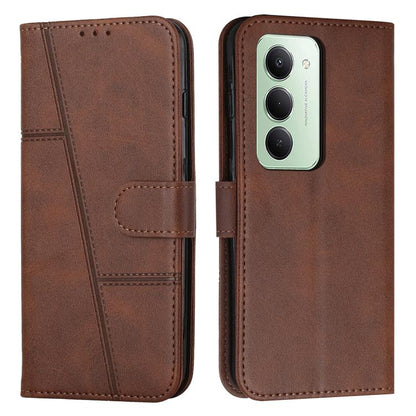 Coque de téléphone en cuir avec boucle texturée de veau, pour Redmi Note 14 Pro 5G Global, pour Redmi Turbo 4 / Xiaomi Poco X7 Pro, pour Redmi K80 / K80 Pro, pour Redmi Note 14 4G 163.25mm, pour Redmi Note 14 5G Global