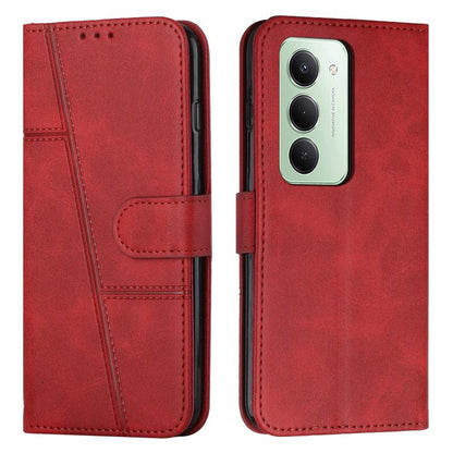 Coque de téléphone en cuir avec boucle texturée de veau, pour Redmi Note 14 Pro 5G Global, pour Redmi Turbo 4 / Xiaomi Poco X7 Pro, pour Redmi K80 / K80 Pro, pour Redmi Note 14 4G 163.25mm, pour Redmi Note 14 5G Global