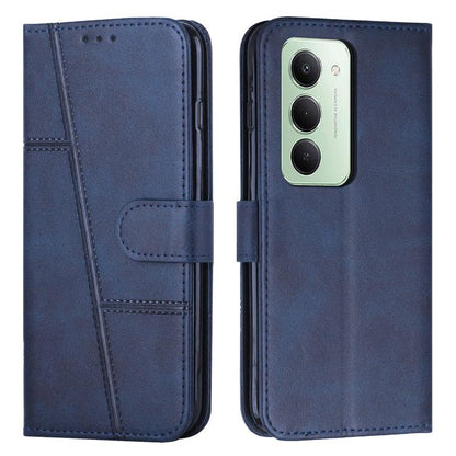 Coque de téléphone en cuir avec boucle texturée de veau, pour Redmi Note 14 Pro 5G Global, pour Redmi Turbo 4 / Xiaomi Poco X7 Pro, pour Redmi K80 / K80 Pro, pour Redmi Note 14 4G 163.25mm, pour Redmi Note 14 5G Global
