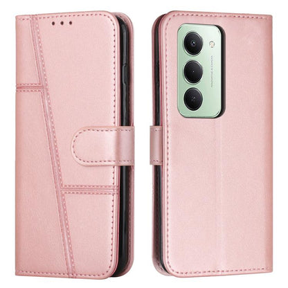 Coque de téléphone en cuir avec boucle texturée de veau, pour Redmi Note 14 Pro 5G Global, pour Redmi Turbo 4 / Xiaomi Poco X7 Pro, pour Redmi K80 / K80 Pro, pour Redmi Note 14 4G 163.25mm, pour Redmi Note 14 5G Global