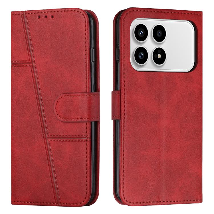 Stitching Calf Texture Buckle Leather Phone Case, For Redmi 15a 5G, For Redmi A7 Pro 4G 171mm, For Redmi Turbo 5 Max / Poco X8 Pro Max 5G, For Redmi Turbo 5 / Poco X8 Pro 5G, For Redmi Note 15 Pro+ 5G Global 163.3mm, For Redmi Note 15 4G / 5G Global 16...