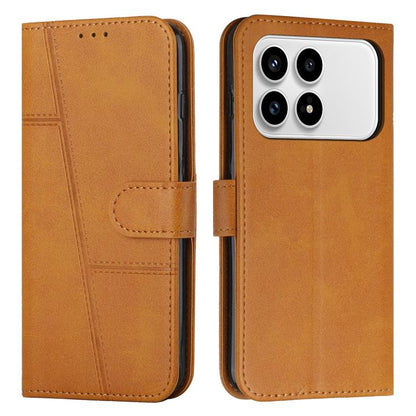 Stitching Calf Texture Buckle Leather Phone Case, For Redmi 15a 5G, For Redmi A7 Pro 4G 171mm, For Redmi Turbo 5 Max / Poco X8 Pro Max 5G, For Redmi Turbo 5 / Poco X8 Pro 5G, For Redmi Note 15 Pro+ 5G Global 163.3mm, For Redmi Note 15 4G / 5G Global 16...