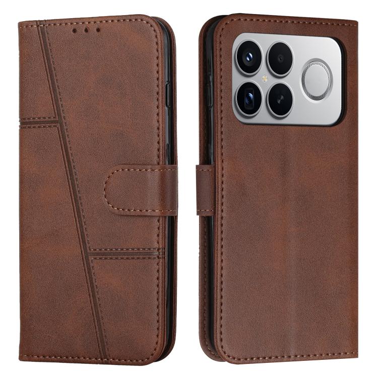 Stitching Calf Texture Buckle Leather Phone Case, For Redmi 15a 5G, For Redmi A7 Pro 4G 171mm, For Redmi Turbo 5 Max / Poco X8 Pro Max 5G, For Redmi Turbo 5 / Poco X8 Pro 5G, For Redmi Note 15 Pro+ 5G Global 163.3mm, For Redmi Note 15 4G / 5G Global 16...