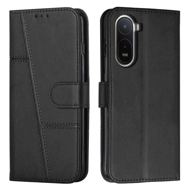 Stitching Calf Texture Buckle Leather Phone Case, For Redmi 15a 5G, For Redmi A7 Pro 4G 171mm, For Redmi Turbo 5 Max / Poco X8 Pro Max 5G, For Redmi Turbo 5 / Poco X8 Pro 5G, For Redmi Note 15 Pro+ 5G Global 163.3mm, For Redmi Note 15 4G / 5G Global 16...
