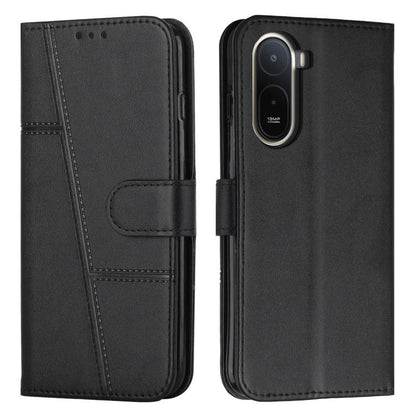 Stitching Calf Texture Buckle Leather Phone Case, For Redmi 15a 5G, For Redmi A7 Pro 4G 171mm, For Redmi Turbo 5 Max / Poco X8 Pro Max 5G, For Redmi Turbo 5 / Poco X8 Pro 5G, For Redmi Note 15 Pro+ 5G Global 163.3mm, For Redmi Note 15 4G / 5G Global 16...