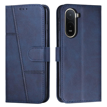 Stitching Calf Texture Buckle Leather Phone Case, For Redmi 15a 5G, For Redmi A7 Pro 4G 171mm, For Redmi Turbo 5 Max / Poco X8 Pro Max 5G, For Redmi Turbo 5 / Poco X8 Pro 5G, For Redmi Note 15 Pro+ 5G Global 163.3mm, For Redmi Note 15 4G / 5G Global 16...