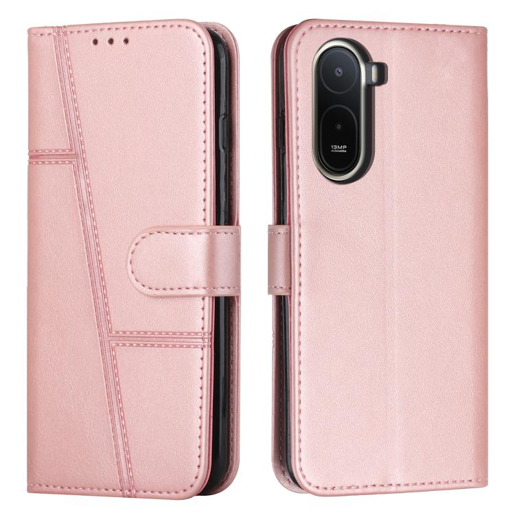 Stitching Calf Texture Buckle Leather Phone Case, For Redmi 15a 5G, For Redmi A7 Pro 4G 171mm, For Redmi Turbo 5 Max / Poco X8 Pro Max 5G, For Redmi Turbo 5 / Poco X8 Pro 5G, For Redmi Note 15 Pro+ 5G Global 163.3mm, For Redmi Note 15 4G / 5G Global 16...