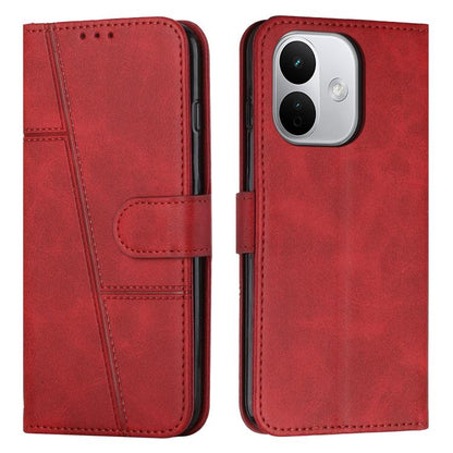 Stitching Calf Texture Buckle Leather Phone Case, For Redmi Note 17 Pro 5G Global 163mm, For Redmi Note 17 Pro+ 5G Global 163mm, For Redmi 17 5G / 4G Global 170mm, For Redmi Note 17 4G Global 171mm, For Redmi 15a 5G, For Redmi A7 Pro 4G 171mm          ...