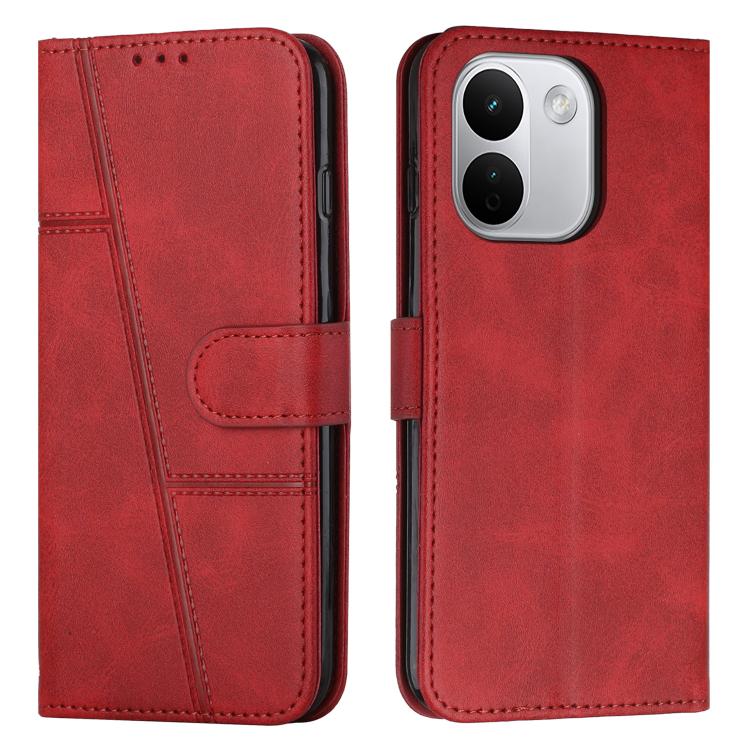 Stitching Calf Texture Buckle Leather Phone Case, For Redmi Note 17 Pro 5G Global 163mm, For Redmi Note 17 Pro+ 5G Global 163mm, For Redmi 17 5G / 4G Global 170mm, For Redmi Note 17 4G Global 171mm, For Redmi 15a 5G, For Redmi A7 Pro 4G 171mm          ...