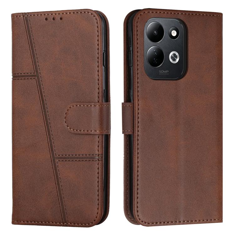 Stitching Calf Texture Buckle Leather Phone Case, For Redmi Note 17 Pro 5G Global 163mm, For Redmi Note 17 Pro+ 5G Global 163mm, For Redmi 17 5G / 4G Global 170mm, For Redmi Note 17 4G Global 171mm, For Redmi 15a 5G, For Redmi A7 Pro 4G 171mm          ...