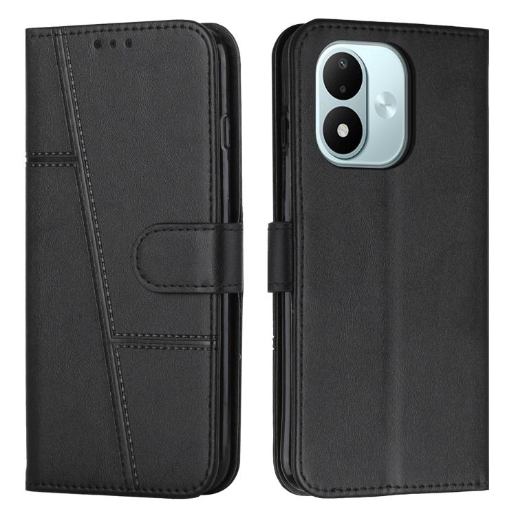 Stitching Calf Texture Buckle Leather Phone Case, For Redmi Note 17 Pro 5G Global 163mm, For Redmi Note 17 Pro+ 5G Global 163mm, For Redmi 17 5G / 4G Global 170mm, For Redmi Note 17 4G Global 171mm, For Redmi 15a 5G, For Redmi A7 Pro 4G 171mm          ...