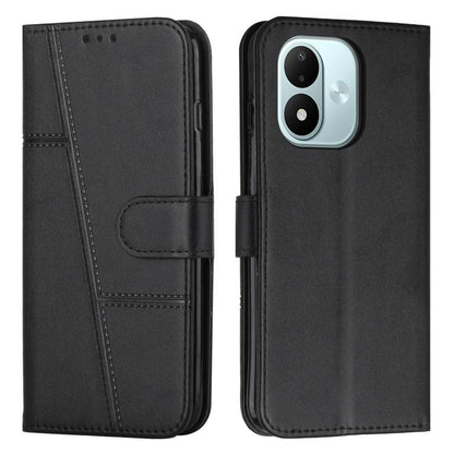 Stitching Calf Texture Buckle Leather Phone Case, For Redmi Note 17 Pro 5G Global 163mm, For Redmi Note 17 Pro+ 5G Global 163mm, For Redmi 17 5G / 4G Global 170mm, For Redmi Note 17 4G Global 171mm, For Redmi 15a 5G, For Redmi A7 Pro 4G 171mm          ...