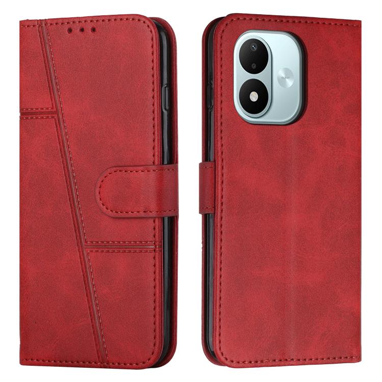 Stitching Calf Texture Buckle Leather Phone Case, For Redmi Note 17 Pro 5G Global 163mm, For Redmi Note 17 Pro+ 5G Global 163mm, For Redmi 17 5G / 4G Global 170mm, For Redmi Note 17 4G Global 171mm, For Redmi 15a 5G, For Redmi A7 Pro 4G 171mm          ...