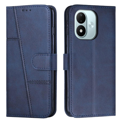 Stitching Calf Texture Buckle Leather Phone Case, For Redmi Note 17 Pro 5G Global 163mm, For Redmi Note 17 Pro+ 5G Global 163mm, For Redmi 17 5G / 4G Global 170mm, For Redmi Note 17 4G Global 171mm, For Redmi 15a 5G, For Redmi A7 Pro 4G 171mm          ...