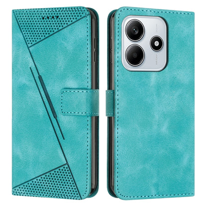 Dream Triangle Leather Phone Case with Lanyard, For Redmi Note 14 Pro 5G Global, For Redmi Turbo 4 / Xiaomi Poco X7 Pro, For Redmi K80 / K80 Pro, For Redmi Note 14 4G 163.25mm, For Redmi Note 14 5G Global