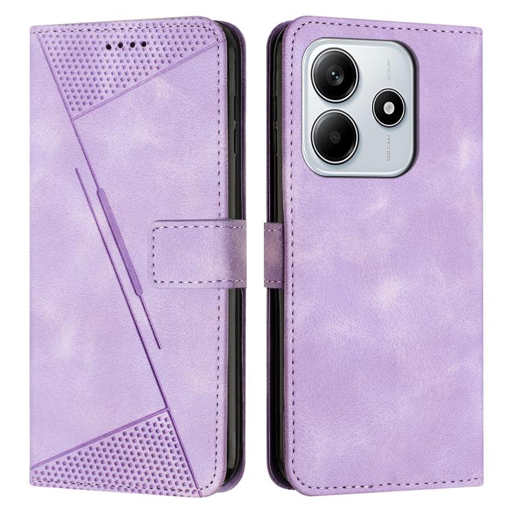 Dream Triangle Leather Phone Case with Lanyard, For Redmi Note 14 Pro 5G Global, For Redmi Turbo 4 / Xiaomi Poco X7 Pro, For Redmi K80 / K80 Pro, For Redmi Note 14 4G 163.25mm, For Redmi Note 14 5G Global