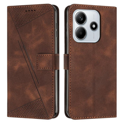Dream Triangle Leather Phone Case with Lanyard, For Redmi Note 14 Pro 5G Global, For Redmi Turbo 4 / Xiaomi Poco X7 Pro, For Redmi K80 / K80 Pro, For Redmi Note 14 4G 163.25mm, For Redmi Note 14 5G Global