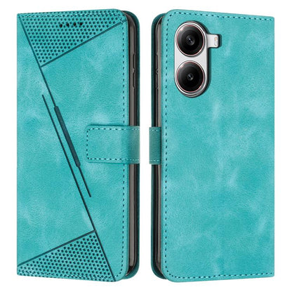 Dream Triangle Leather Phone Case with Lanyard, For Redmi Note 14 Pro 5G Global, For Redmi Turbo 4 / Xiaomi Poco X7 Pro, For Redmi K80 / K80 Pro, For Redmi Note 14 4G 163.25mm, For Redmi Note 14 5G Global