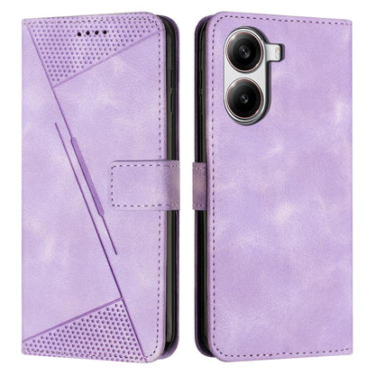 Dream Triangle Leather Phone Case with Lanyard, For Redmi Note 14 Pro 5G Global, For Redmi Turbo 4 / Xiaomi Poco X7 Pro, For Redmi K80 / K80 Pro, For Redmi Note 14 4G 163.25mm, For Redmi Note 14 5G Global