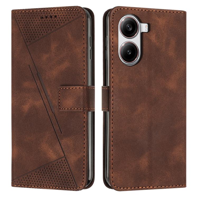 Dream Triangle Leather Phone Case with Lanyard, For Redmi Note 14 Pro 5G Global, For Redmi Turbo 4 / Xiaomi Poco X7 Pro, For Redmi K80 / K80 Pro, For Redmi Note 14 4G 163.25mm, For Redmi Note 14 5G Global