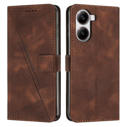 Dream Triangle Leather Phone Case with Lanyard, For Redmi Note 14 Pro 5G Global, For Redmi Turbo 4 / Xiaomi Poco X7 Pro, For Redmi K80 / K80 Pro, For Redmi Note 14 4G 163.25mm, For Redmi Note 14 5G Global