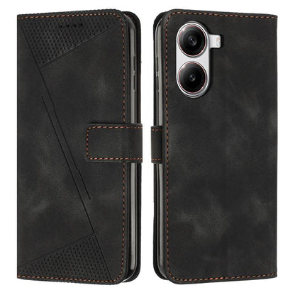 Dream Triangle Leather Phone Case with Lanyard, For Redmi Note 14 Pro 5G Global, For Redmi Turbo 4 / Xiaomi Poco X7 Pro, For Redmi K80 / K80 Pro, For Redmi Note 14 4G 163.25mm, For Redmi Note 14 5G Global