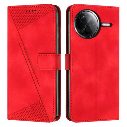 Dream Triangle Leather Phone Case with Lanyard, For Redmi Note 14 Pro 5G Global, For Redmi Turbo 4 / Xiaomi Poco X7 Pro, For Redmi K80 / K80 Pro, For Redmi Note 14 4G 163.25mm, For Redmi Note 14 5G Global