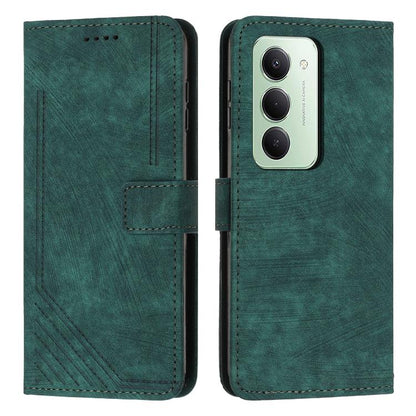Skin Feel Stripe Pattern Leather Phone Case with Lanyard, For Redmi 15a 5G, For Redmi A7 Pro 4G 171mm, For Redmi Turbo 5 Max / Poco X8 Pro Max 5G, For Redmi Turbo 5 / Poco X8 Pro 5G, For Redmi Note 15 Pro+ 5G Global 163.3mm                             ...