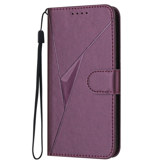 Triangle Pattern Buckle Clasp Leather Phone Case, For Tecno Camon 20 Premier, For Tecno Camon 20 / Camon 20 Pro 4G, For Tecno Spark 10C, For Tecno Spark 10 4G, For Tecno Spark Go 2023, For Tecno Spark 10 Pro, For Tecno Pova 4, For Tecno Pova 2