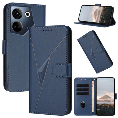 Triangle Pattern Buckle Clasp Leather Phone Case, For Tecno Camon 20 Premier, For Tecno Camon 20 / Camon 20 Pro 4G, For Tecno Spark 10C, For Tecno Spark 10 4G, For Tecno Spark Go 2023, For Tecno Spark 10 Pro, For Tecno Pova 4, For Tecno Pova 2