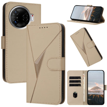 Triangle Pattern Buckle Clasp Leather Phone Case, For Tecno Pova 6 Neo 5G / Spark 30 5G, For Tecno Spark 30 Pro 4G, For Tecno Spark 30 4G, For Tecno Spark Go 5G 2025 / Hot 60i 5G, For Tecno Spark Go 2025, For Tecno Spark 30C, For Tecno Pova 6 Neo      ...