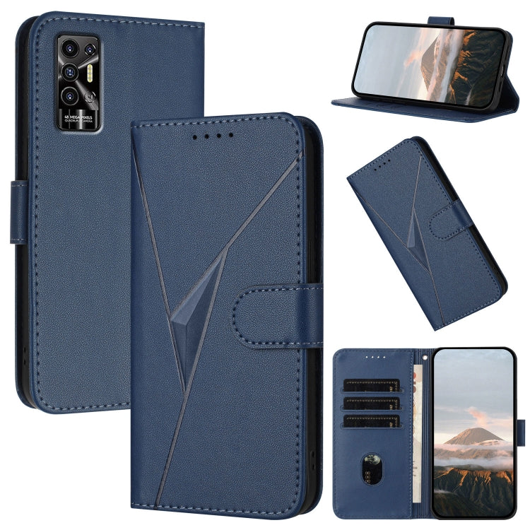Triangle Pattern Buckle Clasp Leather Phone Case, For Tecno Camon 20 Premier, For Tecno Camon 20 / Camon 20 Pro 4G, For Tecno Spark 10C, For Tecno Spark 10 4G, For Tecno Spark Go 2023, For Tecno Spark 10 Pro, For Tecno Pova 4, For Tecno Pova 2