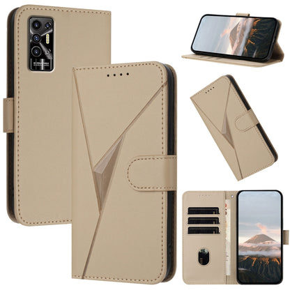 Triangle Pattern Buckle Clasp Leather Phone Case, For Tecno Camon 20 Premier, For Tecno Camon 20 / Camon 20 Pro 4G, For Tecno Spark 10C, For Tecno Spark 10 4G, For Tecno Spark Go 2023, For Tecno Spark 10 Pro, For Tecno Pova 4, For Tecno Pova 2