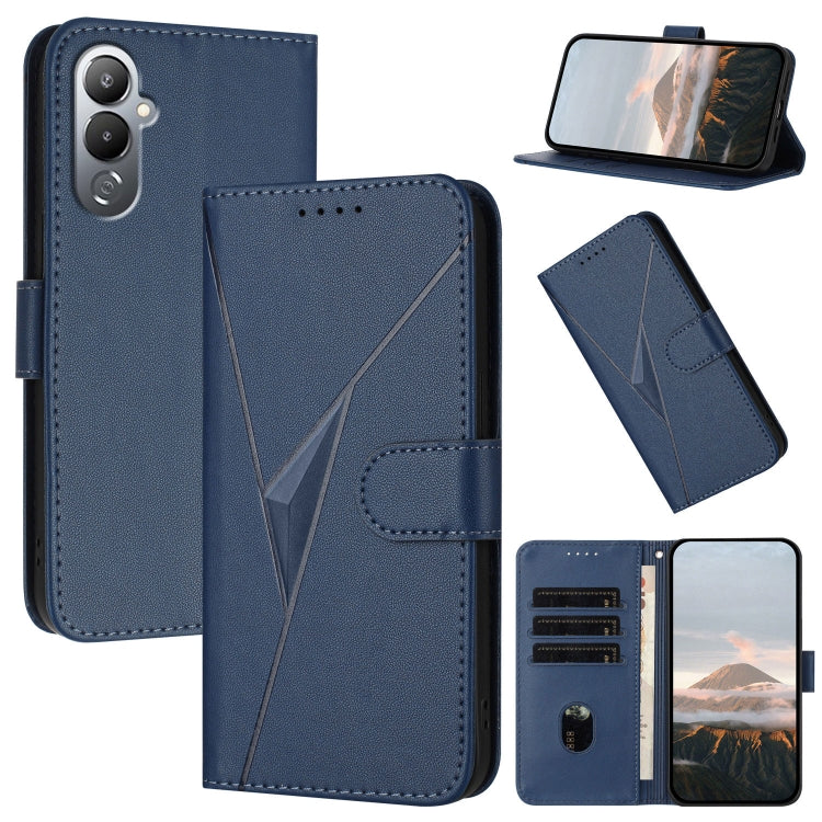 Triangle Pattern Buckle Clasp Leather Phone Case, For Tecno Camon 20 Premier, For Tecno Camon 20 / Camon 20 Pro 4G, For Tecno Spark 10C, For Tecno Spark 10 4G, For Tecno Spark Go 2023, For Tecno Spark 10 Pro, For Tecno Pova 4, For Tecno Pova 2