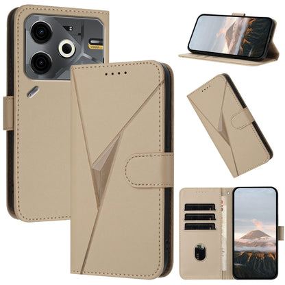 Triangle Pattern Buckle Clasp Leather Phone Case, For Tecno Pova 6 Neo 5G / Spark 30 5G, For Tecno Spark 30 Pro 4G, For Tecno Spark 30 4G, For Tecno Spark Go 5G 2025 / Hot 60i 5G, For Tecno Spark Go 2025, For Tecno Spark 30C, For Tecno Pova 6 Neo      ...
