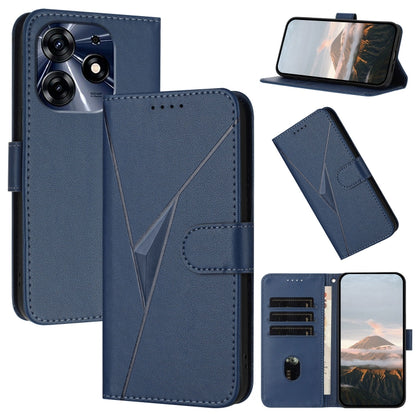 Triangle Pattern Buckle Clasp Leather Phone Case, For Tecno Camon 20 Premier, For Tecno Camon 20 / Camon 20 Pro 4G, For Tecno Spark 10C, For Tecno Spark 10 4G, For Tecno Spark Go 2023, For Tecno Spark 10 Pro, For Tecno Pova 4, For Tecno Pova 2