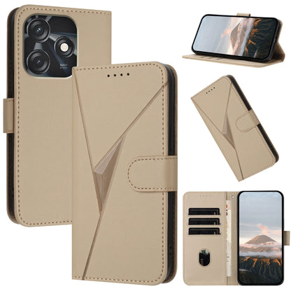 Triangle Pattern Buckle Clasp Leather Phone Case, For Tecno Camon 20 Premier, For Tecno Camon 20 / Camon 20 Pro 4G, For Tecno Spark 10C, For Tecno Spark 10 4G, For Tecno Spark Go 2023, For Tecno Spark 10 Pro, For Tecno Pova 4, For Tecno Pova 2