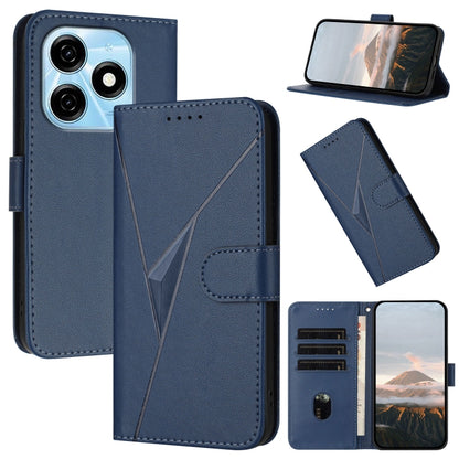 Triangle Pattern Buckle Clasp Leather Phone Case, For Tecno Pova 6 Neo 5G / Spark 30 5G, For Tecno Spark 30 Pro 4G, For Tecno Spark 30 4G, For Tecno Spark Go 5G 2025 / Hot 60i 5G, For Tecno Spark Go 2025, For Tecno Spark 30C, For Tecno Pova 6 Neo      ...