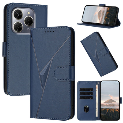 Triangle Pattern Buckle Clasp Leather Phone Case, For Tecno Pova 6 Neo 5G / Spark 30 5G, For Tecno Spark 30 Pro 4G, For Tecno Spark 30 4G, For Tecno Spark Go 5G 2025 / Hot 60i 5G, For Tecno Spark Go 2025, For Tecno Spark 30C, For Tecno Pova 6 Neo      ...